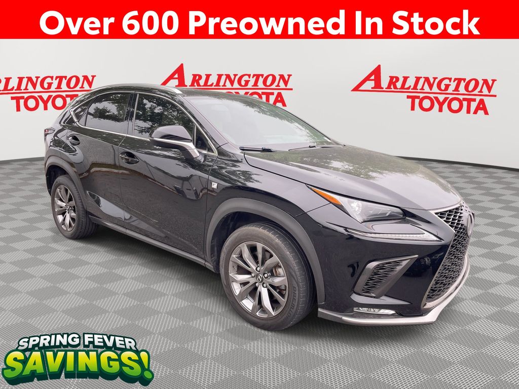 Black (Obsidian) 2021 Lexus NX 300 F Sport FWD SUV / Crossover Front-Wheel Drive 6-Speed Automatic