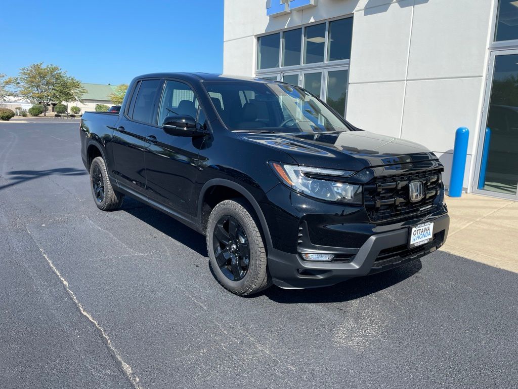 Crystal Black Pearl 2026 Honda Ridgeline Pickup Truck All-Wheel Drive 9-Speed Automatic