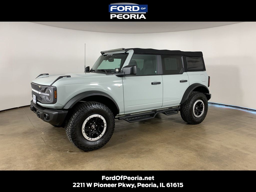 Cactus Gray 2022 Ford Bronco SUV / Crossover Four-Wheel Drive Automatic