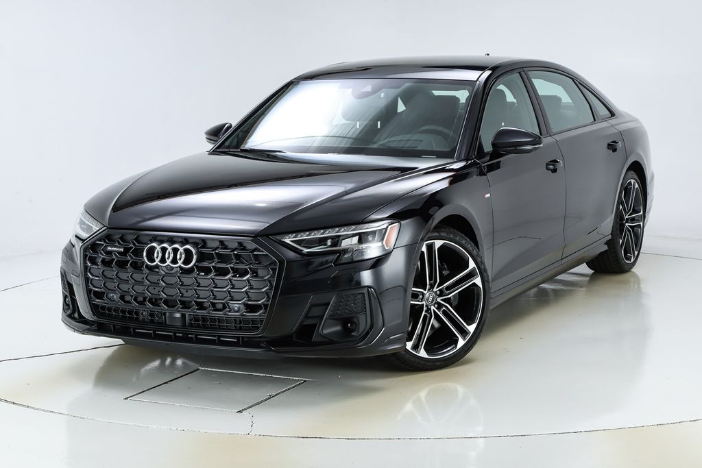 Sebring Black Crystal Effect 2026 Audi A8 Sedan All-Wheel Drive 8-Speed Automatic