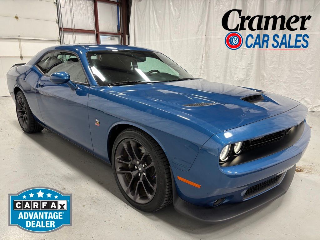 Blue (Frostbite) 2020 Dodge Challenger Coupe Rear-Wheel Drive 6-Speed Manual