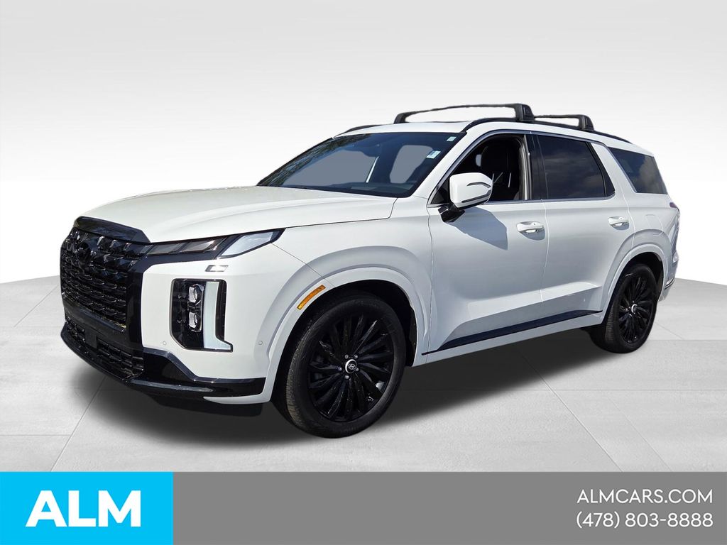 Hyper White 2024 Hyundai Palisade Calligraphy Night Edition AWD SUV / Crossover All-Wheel Drive 8-Speed Automatic