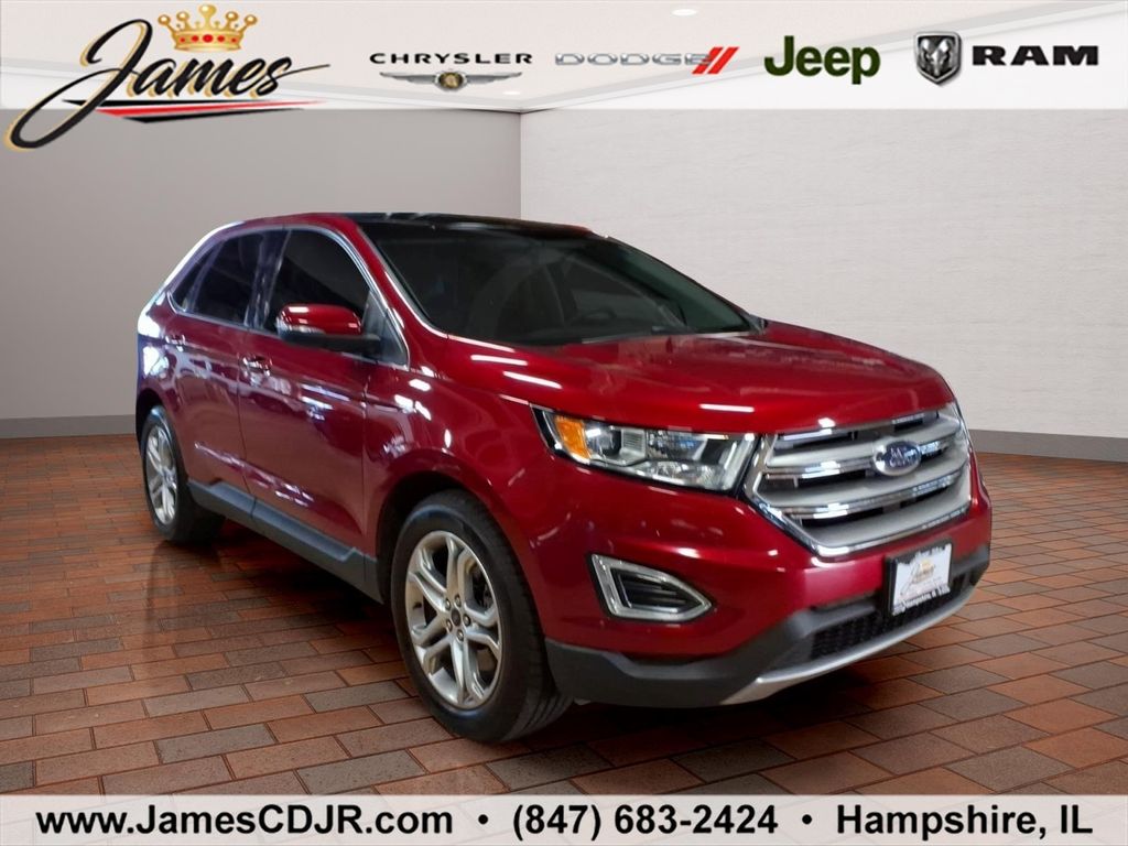 Ruby Red Metallic 2015 Ford Edge SUV / Crossover All-Wheel Drive 6-Speed Automatic