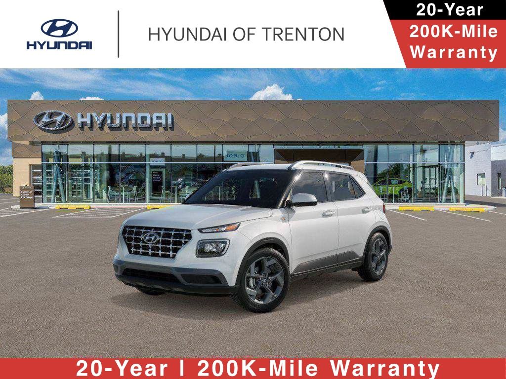 Lunar White 2026 Hyundai Venue SUV / Crossover Front-Wheel Drive Continuously Variable Transmission