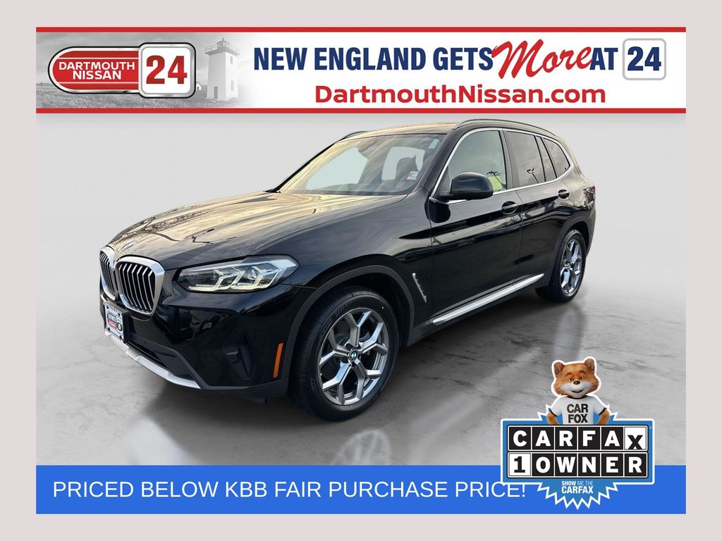 Jet Black 2023 BMW X3 xDrive30i AWD SUV / Crossover All-Wheel Drive 8-Speed Automatic