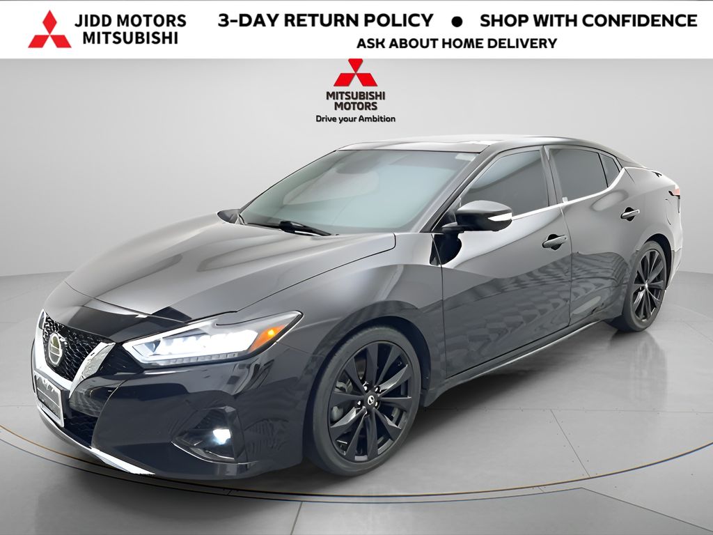 Super Black 2020 Nissan Maxima SR FWD Sedan Front-Wheel Drive Continuously Variable Transmission