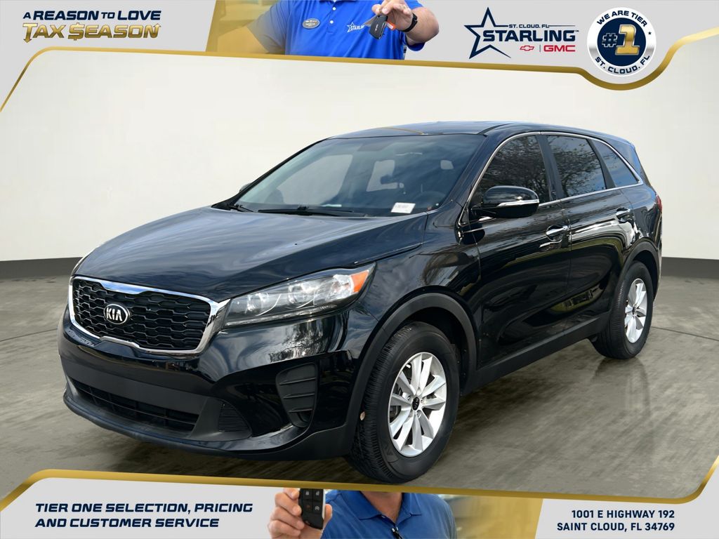 Ebony Black 2019 Kia Sorento L FWD SUV / Crossover Front-Wheel Drive 6-Speed Automatic