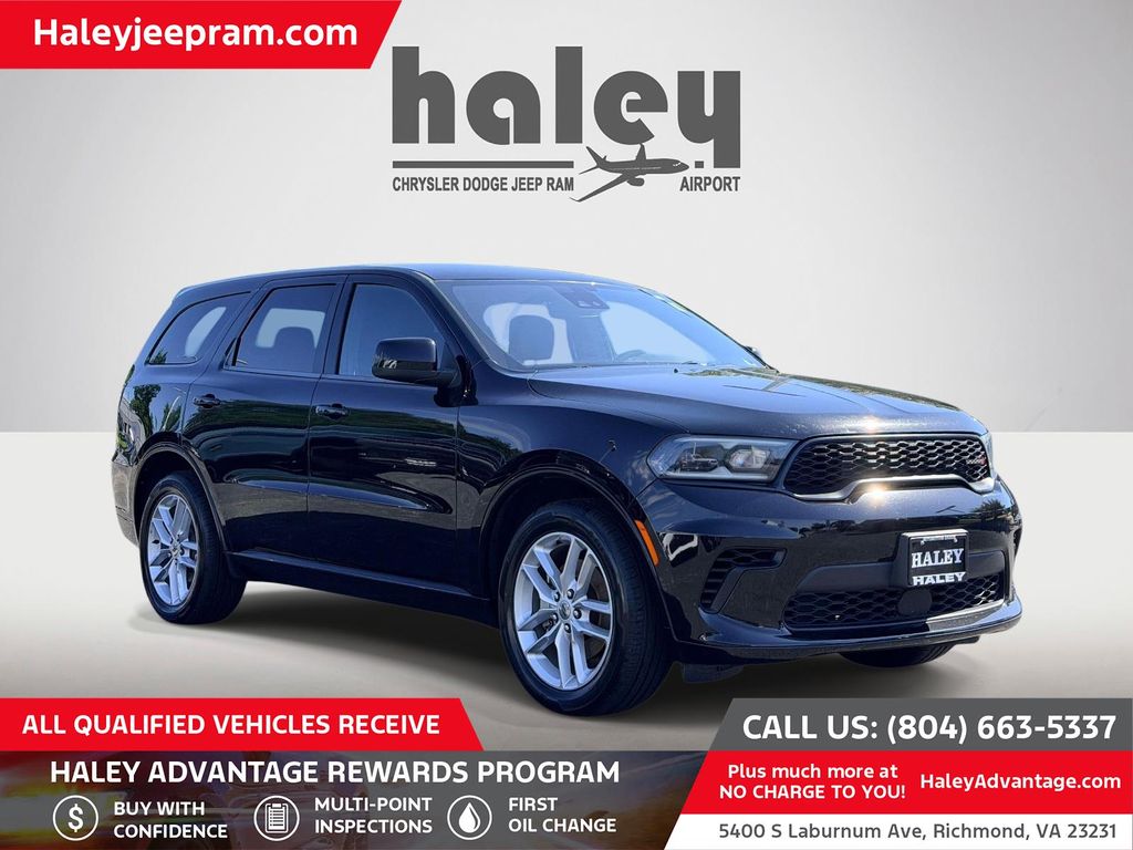 DB Black Crystal Clearcoat 2023 Dodge Durango GT RWD SUV / Crossover Rear-Wheel Drive 8-Speed Automatic