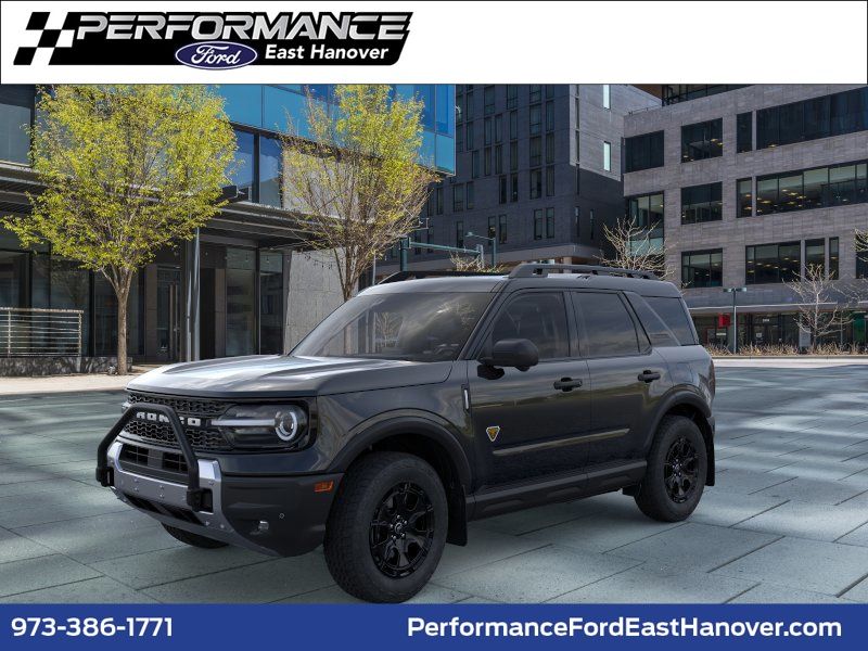 Black (SHADOW BLK) 2025 Ford Bronco Sport SUV / Crossover All-Wheel Drive 8-Speed Automatic