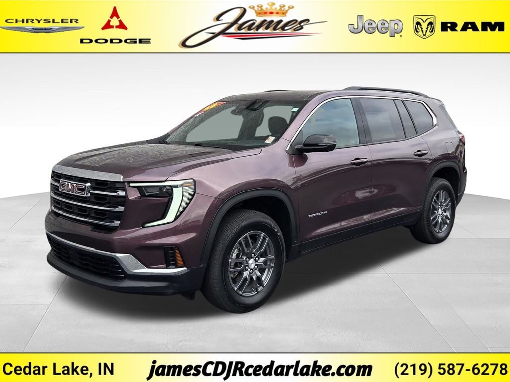 Crystal Metallic 2025 GMC Acadia SUV / Crossover Front-Wheel Drive 8-Speed Automatic