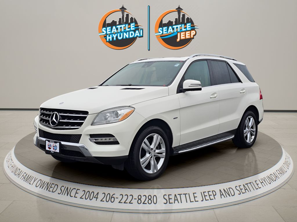 White 2012 Mercedes-Benz M-Class ML 350 4MATIC SUV / Crossover All-Wheel Drive 7-Speed Automatic