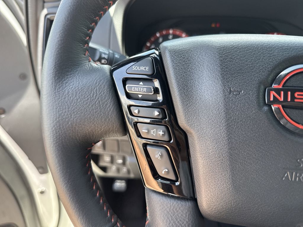 2025 Nissan Frontier PRO-4X White at Central Houston Nissan