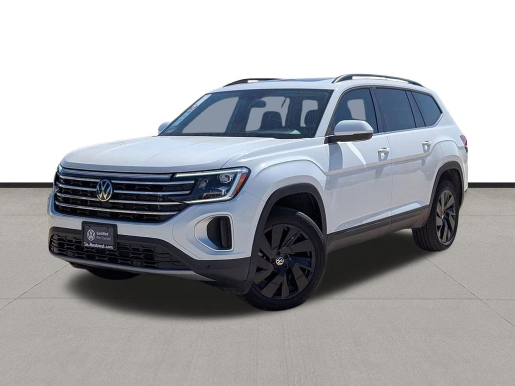 2025 Volkswagen Atlas 2.0T SE w/Technology White at DeMontrond Automotive Group