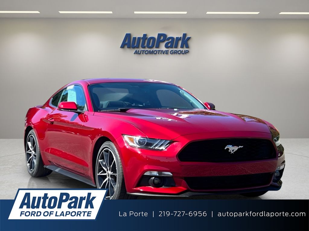 Ruby Red Metallic Tinted Clearcoat 2017 Ford Mustang Coupe Rear-Wheel Drive 6-Speed Automatic