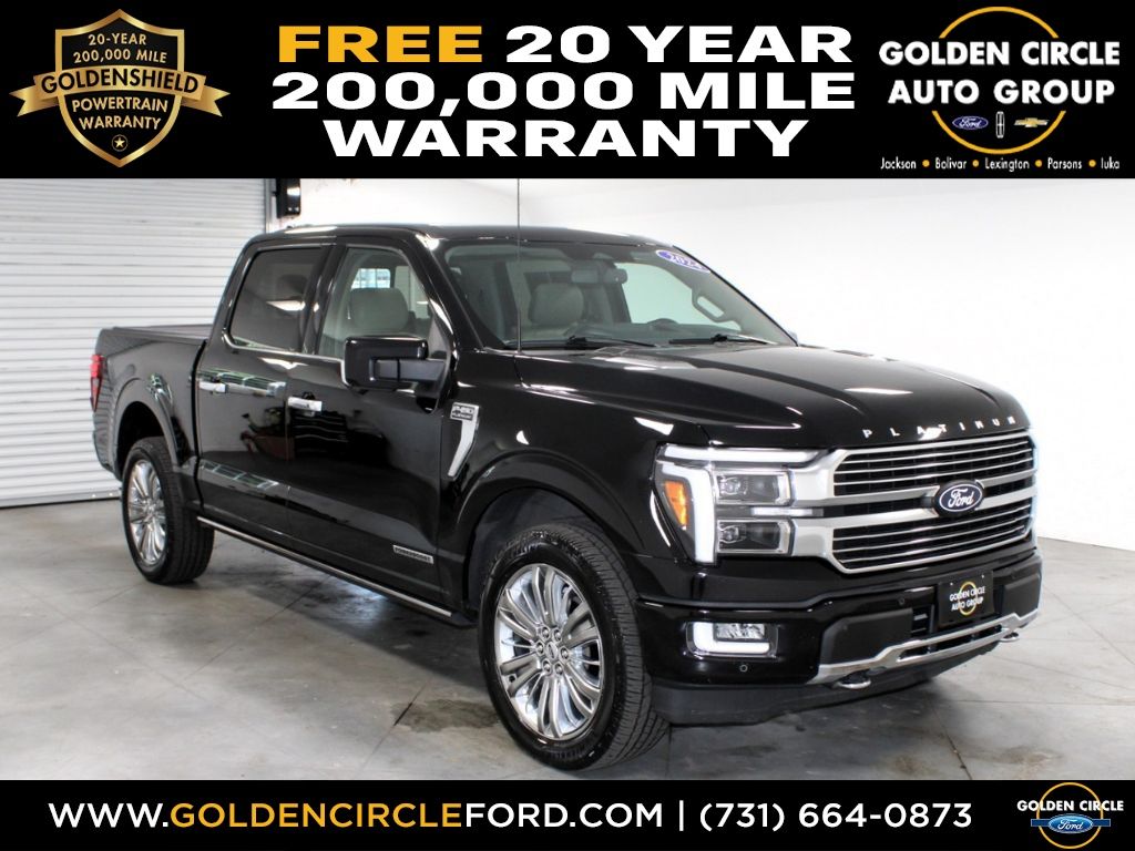 Agate Black Metallic 2024 Ford F-150 Pickup Truck Four-Wheel Drive Automatic