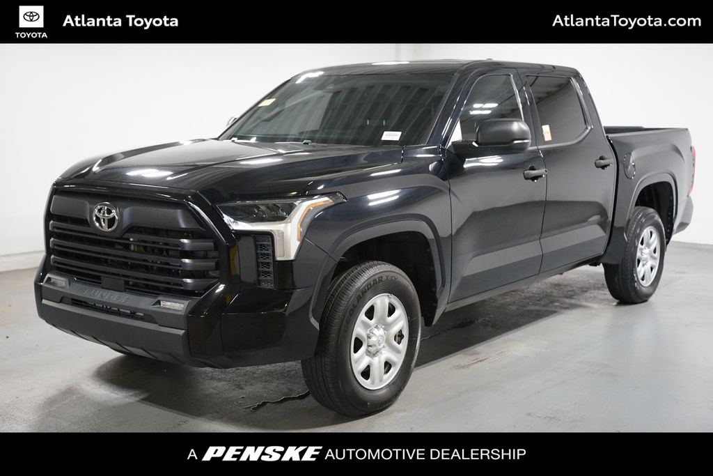 Midnight Black Metallic 2023 Toyota Tundra Pickup Truck Four-Wheel Drive Automatic