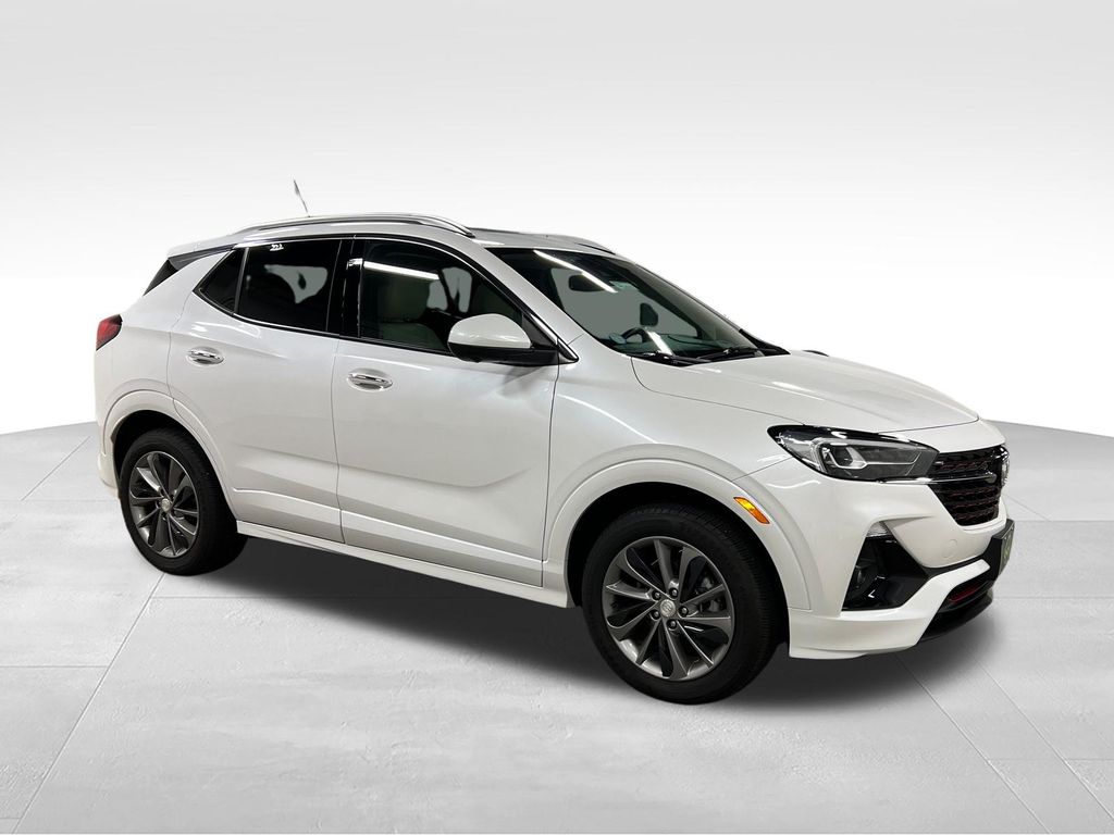 White Frost Tricoat 2021 Buick Encore GX SUV / Crossover All-Wheel Drive 9-Speed Automatic