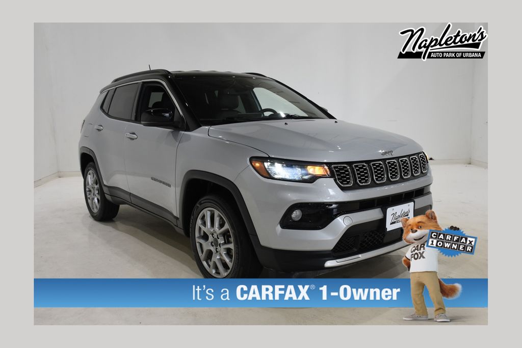 Silver Zynith Metallic Clearcoat 2025 Jeep Compass Limited 4WD SUV / Crossover Four-Wheel Drive 8-Speed Automatic