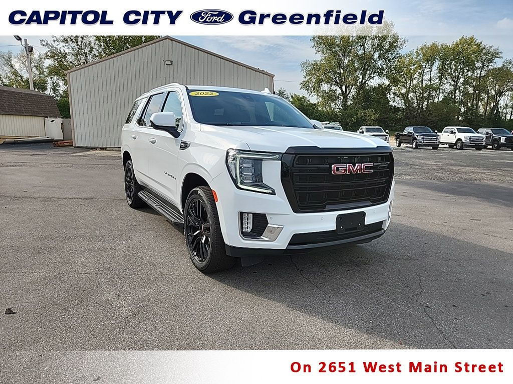 White 2022 GMC Yukon SUV / Crossover Four-Wheel Drive 