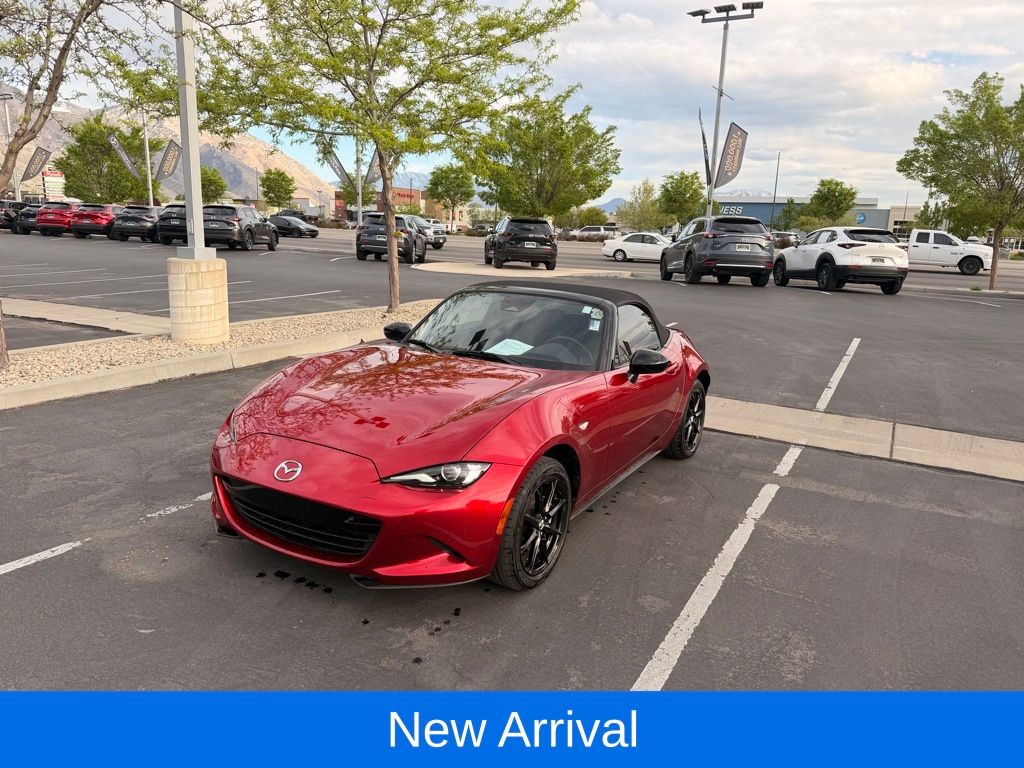 Soul Red Crystal Metallic 2024 Mazda MX-5 Miata Sport RWD Convertible Rear-Wheel Drive 6-Speed Manual