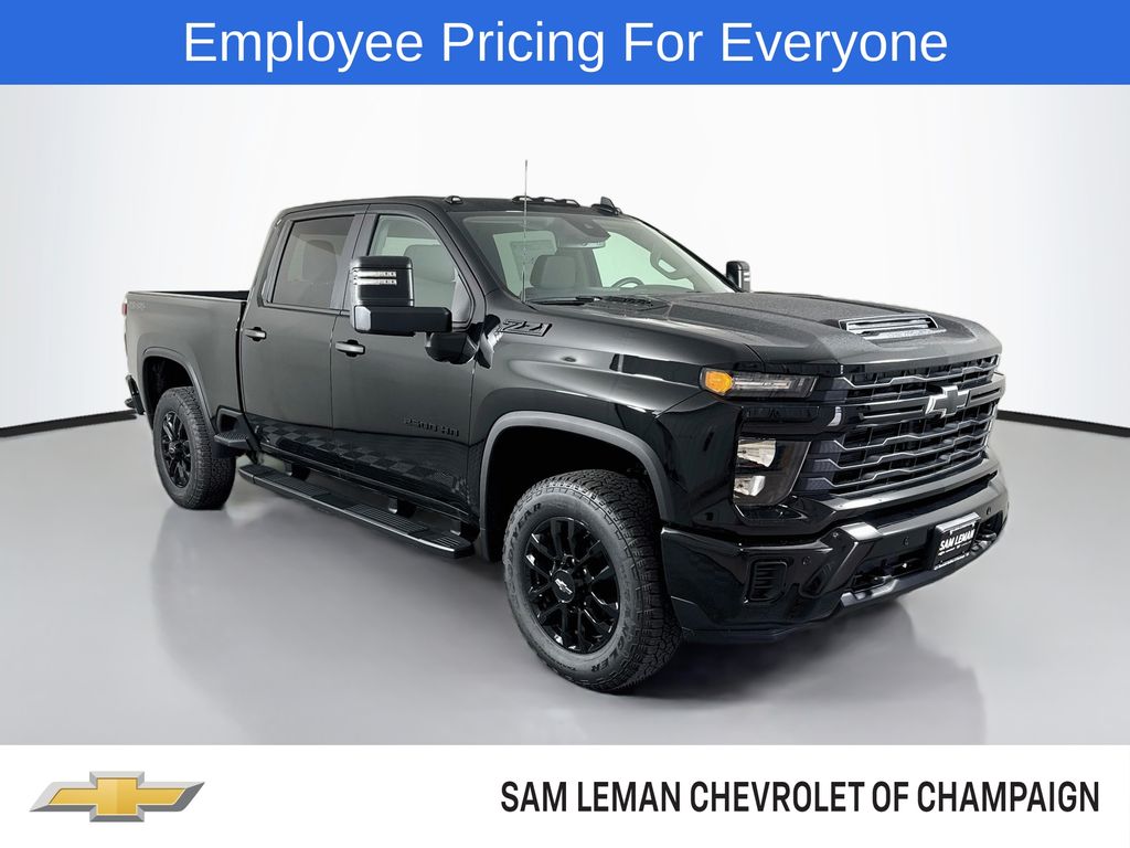 Black 2026 Chevrolet Silverado 2500HD Pickup Truck Four-Wheel Drive Automatic