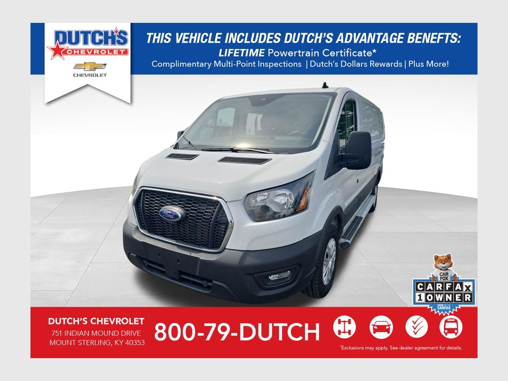 Oxford White 2025 Ford Transit Cargo Van Rear-Wheel Drive 