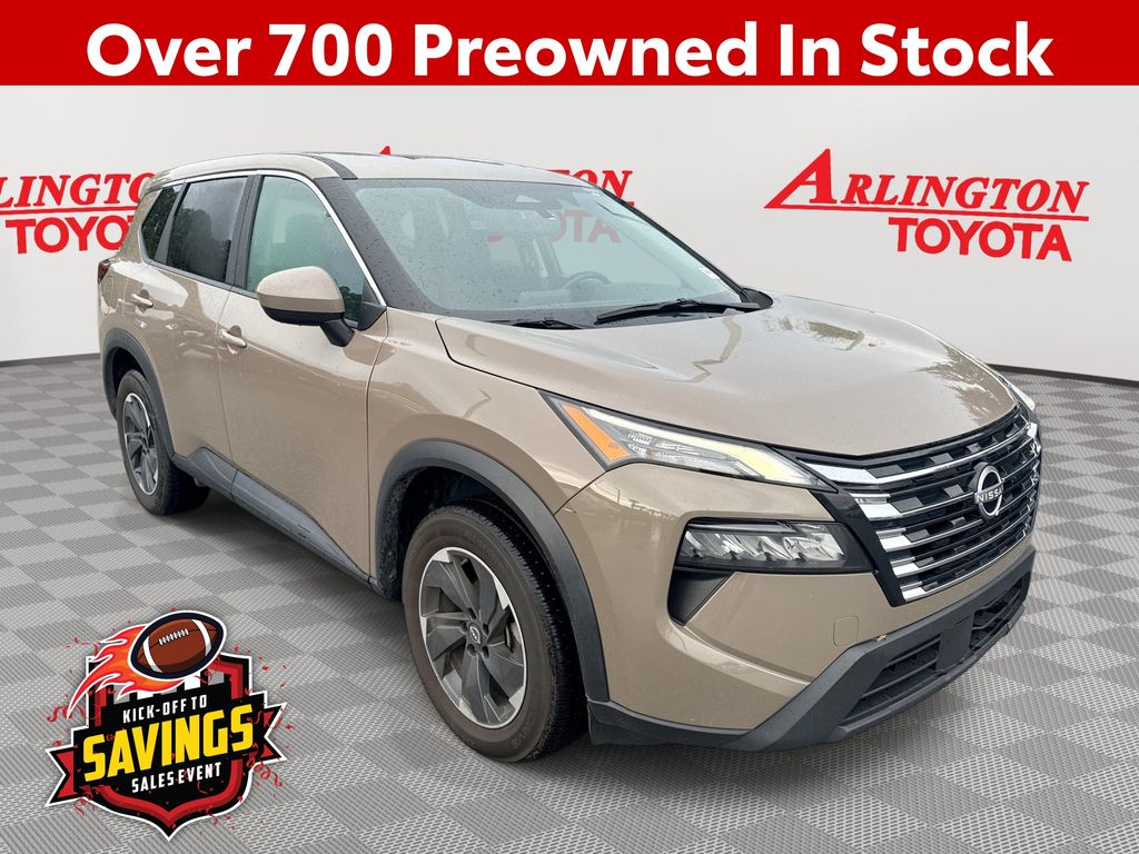 Baja Storm Metallic 2025 Nissan Rogue SUV / Crossover Front-Wheel Drive Continuously Variable Transmission