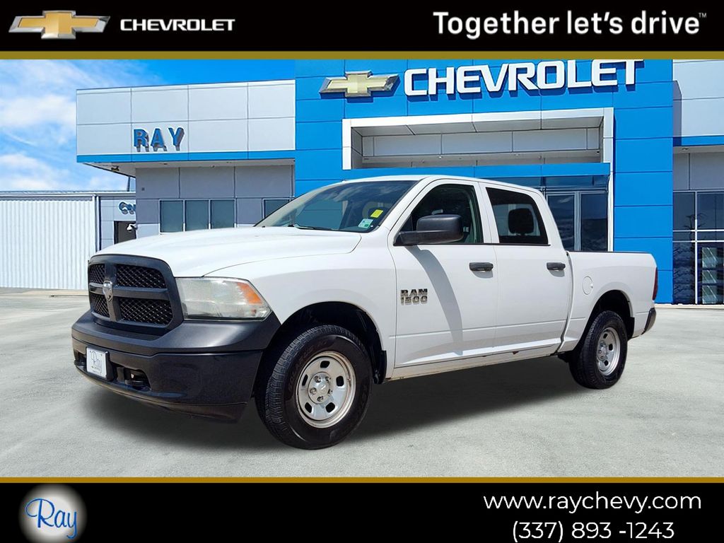 Bright White Clearcoat 2016 RAM 1500 Pickup Truck Four-Wheel Drive 8-Speed Automatic