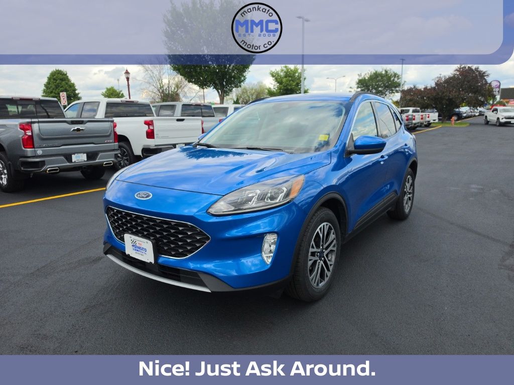 Velocity Blue Metallic 2020 Ford Escape SUV / Crossover All-Wheel Drive 8-Speed Automatic