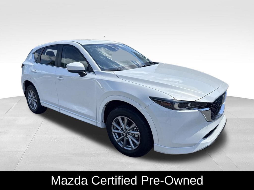 Rhodium White Metallic 2025 Mazda CX-5 SUV / Crossover All-Wheel Drive 6-Speed Automatic