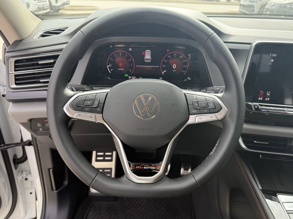 2026 Volkswagen Atlas 2.0T Peak Edition White at DeMontrond Auto Country