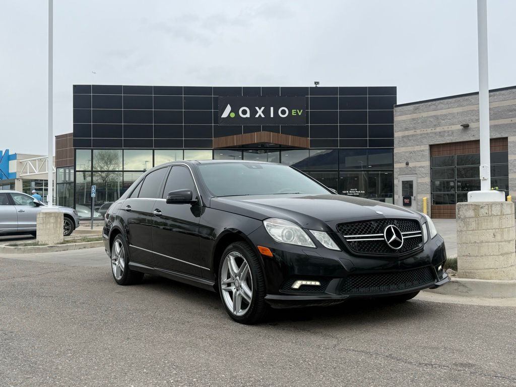 Black 2011 Mercedes-Benz E-Class Sedan 7-Speed Automatic