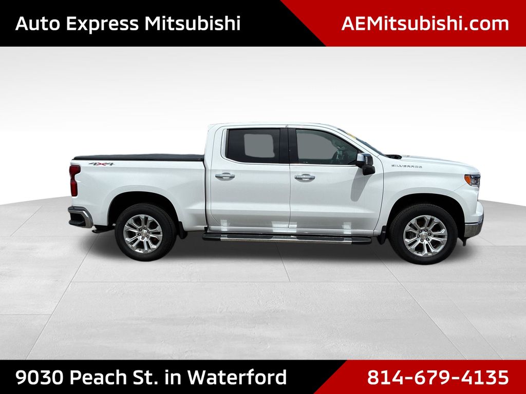 2022 Chevrolet Silverado 1500 LTZ White at Phil Fitts Ford