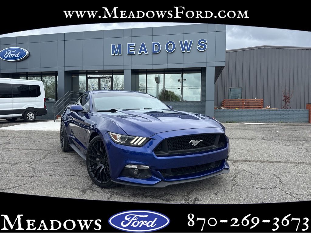 Deep Impact Blue Metallic 2016 Ford Mustang GT Premium Coupe RWD Coupe Rear-Wheel Drive 6-Speed Automatic
