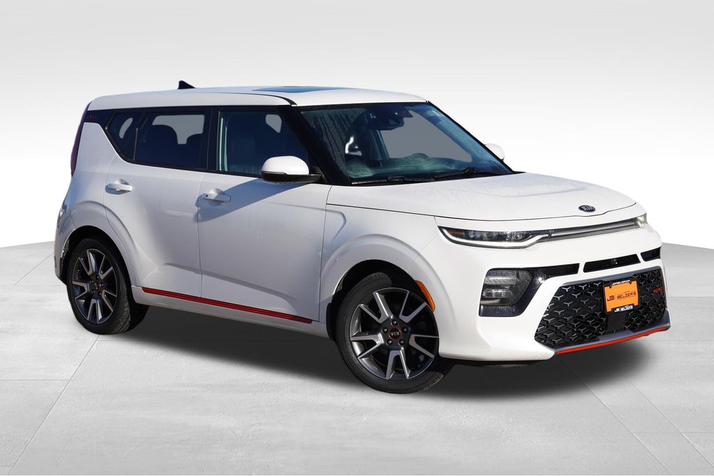 Snow White Pearl 2020 Kia Soul GT-Line FWD SUV / Crossover Front-Wheel Drive 7-Speed Automatic