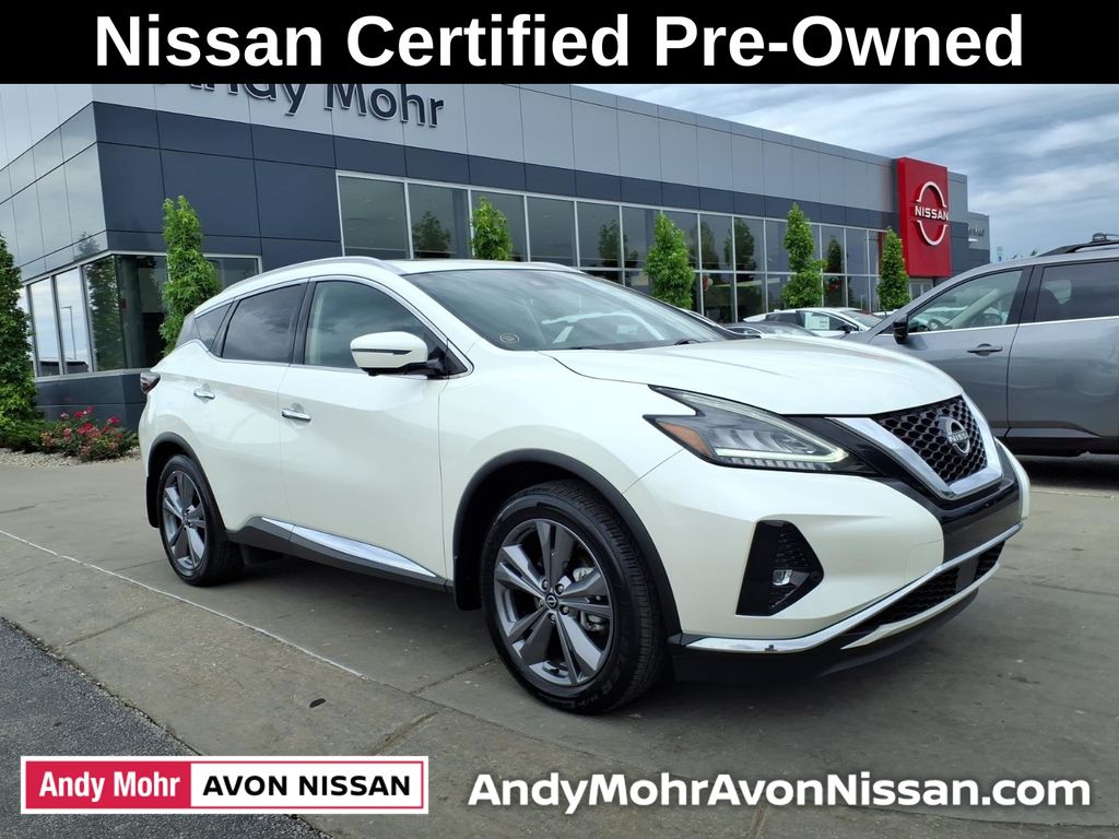 Pearl White Tricoat 2024 Nissan Murano SUV / Crossover All-Wheel Drive Continuously Variable Transmission