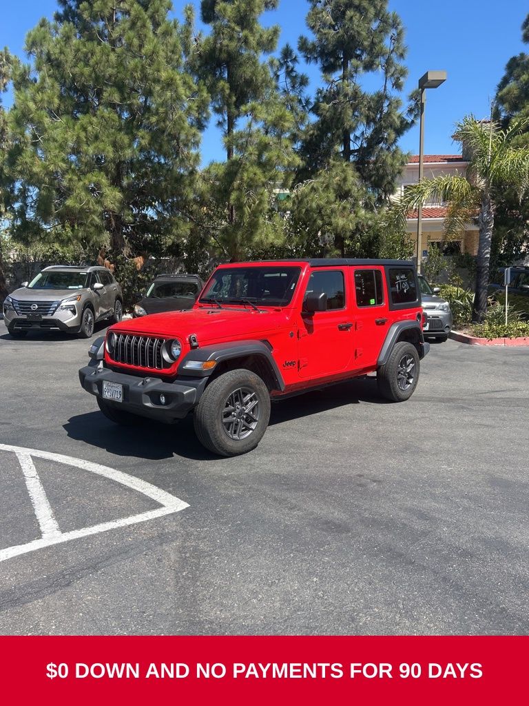 Red 2025 Jeep Wrangler SUV / Crossover Four-Wheel Drive 8-Speed Automatic