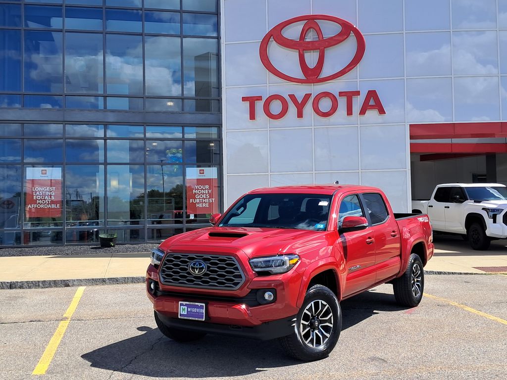 Barcelona Red Metallic 2023 Toyota Tacoma Pickup Truck Four-Wheel Drive 6-Speed Automatic