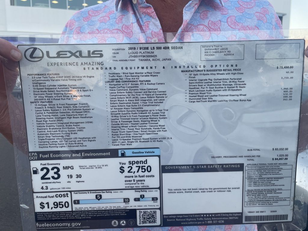 Thumbnail: 2019 Lexus LS - 7