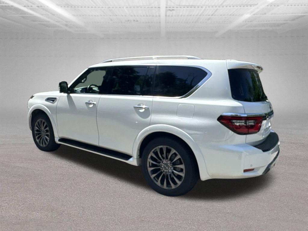 2023 Nissan Armada Platinum White at John Sisson Motors