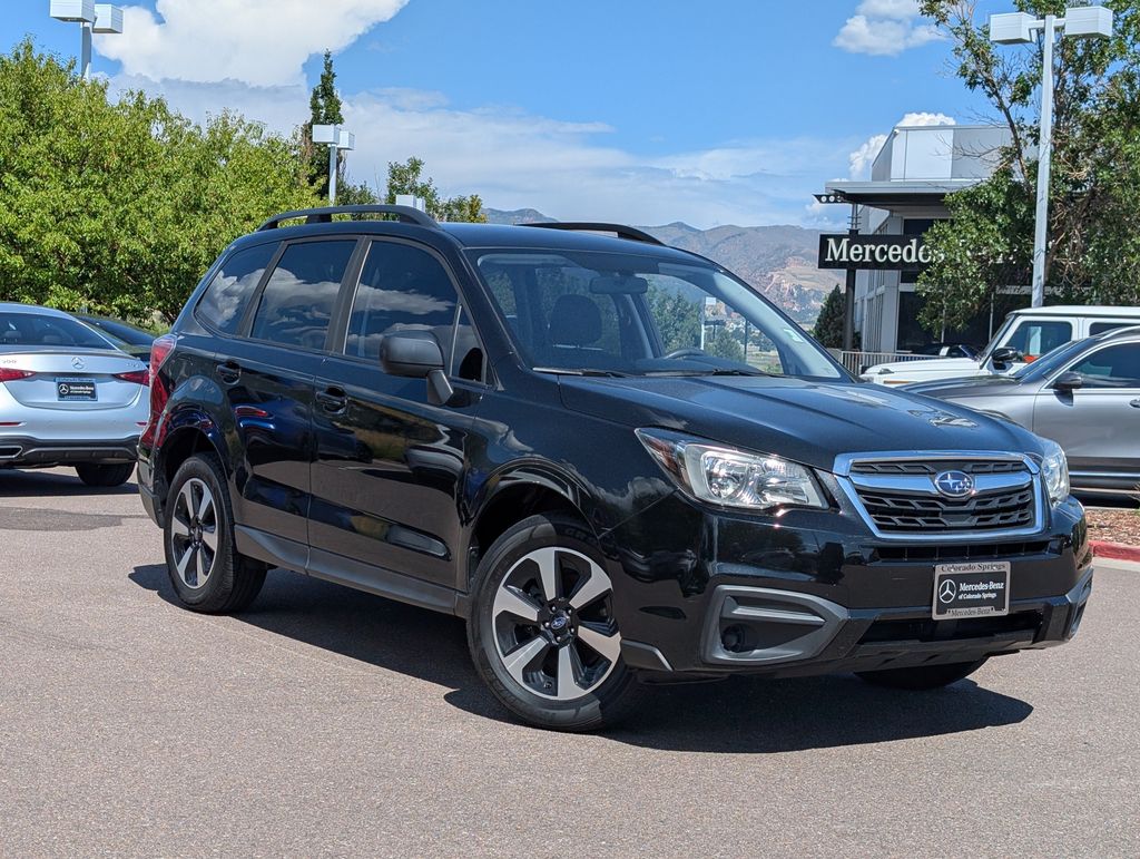 Crystal Black Silica 2018 Subaru Forester SUV / Crossover All-Wheel Drive Continuously Variable Transmission