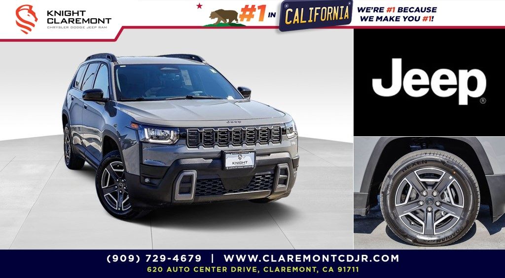 Sting-Gray Clearcoat 2026 Jeep Cherokee SUV / Crossover Four-Wheel Drive Continuously Variable Transmission