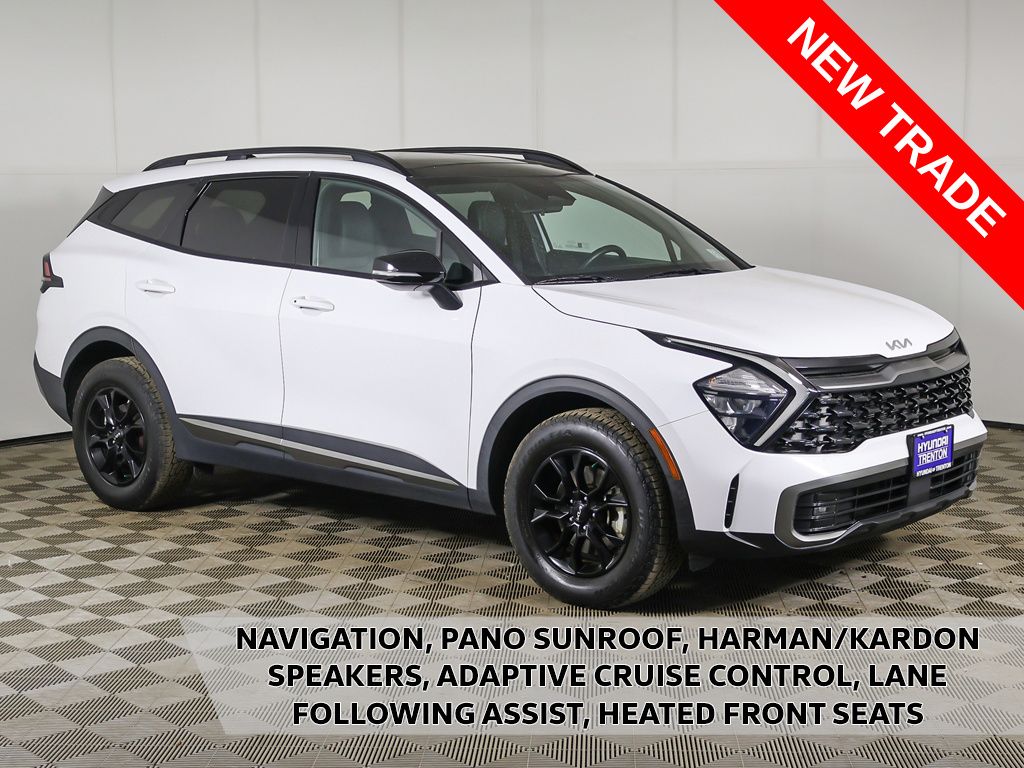 Glacial White Pearl 2023 Kia Sportage SUV / Crossover All-Wheel Drive 8-Speed Automatic