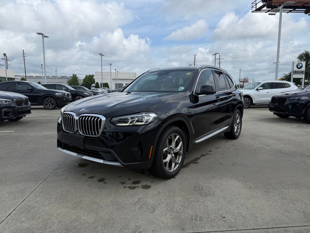 Jet Black 2023 BMW X3 SUV / Crossover Rear-Wheel Drive 8-Speed Automatic