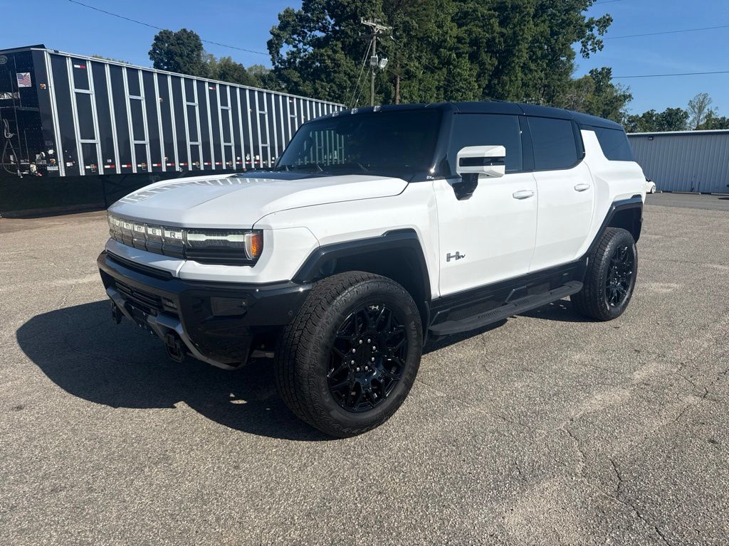 Interstellar White 2025 GMC Hummer EV SUV SUV / Crossover All-Wheel Drive 1-Speed Automatic