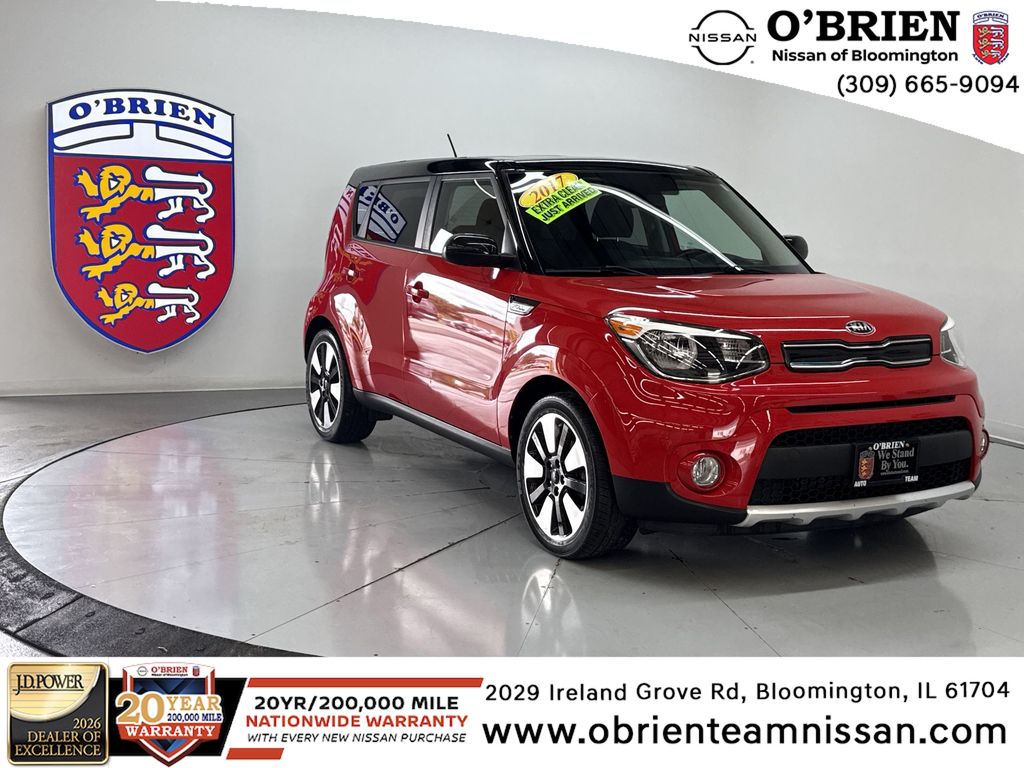 Inferno Red 2017 Kia Soul Wagon Front-Wheel Drive 6-Speed Automatic