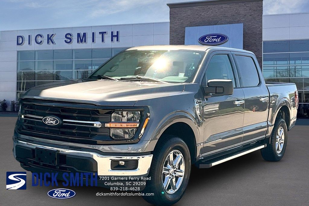 Gray Metallic 2025 Ford F-150 Pickup Truck Four-Wheel Drive Automatic