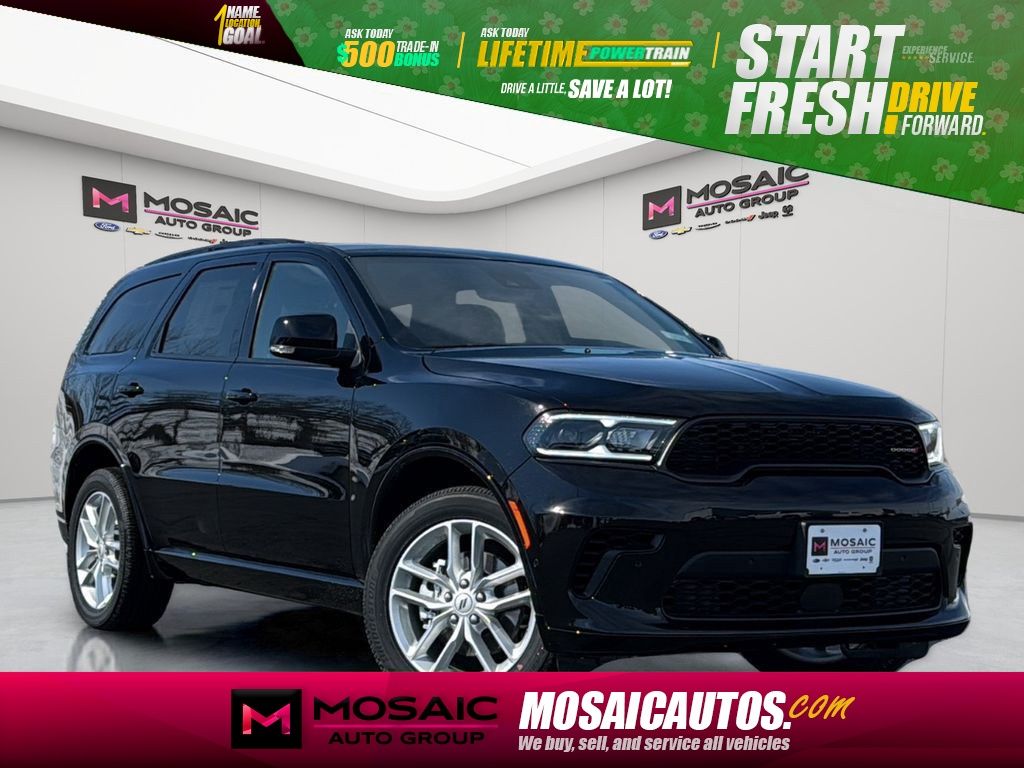 DB Black Crystal Clearcoat 2026 Dodge Durango GT Plus AWD SUV / Crossover All-Wheel Drive 8-Speed Automatic