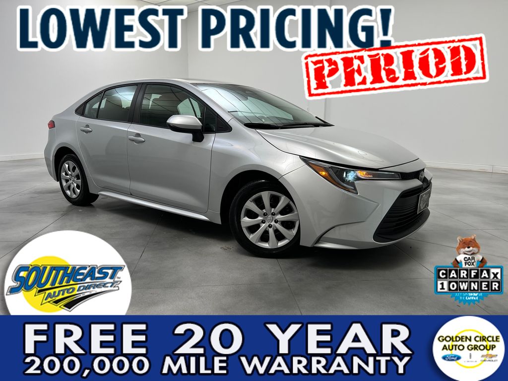 Classic Silver Metallic 2024 Toyota Corolla Sedan Front-Wheel Drive Continuously Variable Transmission
