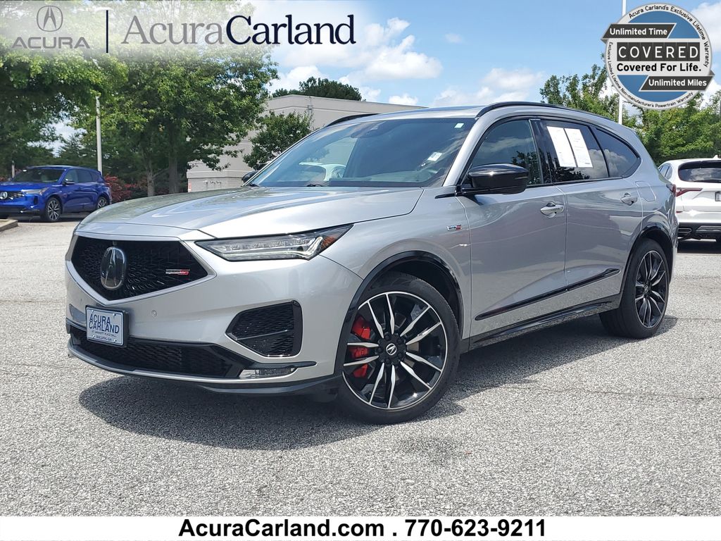 Lunar Silver Metallic 2023 Acura MDX SUV / Crossover All-Wheel Drive Automatic